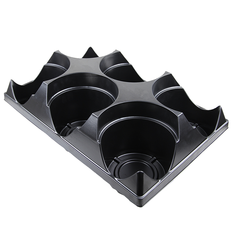 Grower Direct 6 Count Tray for 6.50 Round Pots 65/cs - Carry Trays